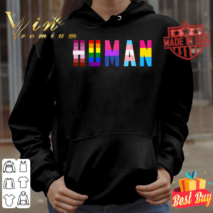Original Human Flag LGBT Gay Pride Month shirt 7 Human Flag LGBT Gay Pride Month shirt