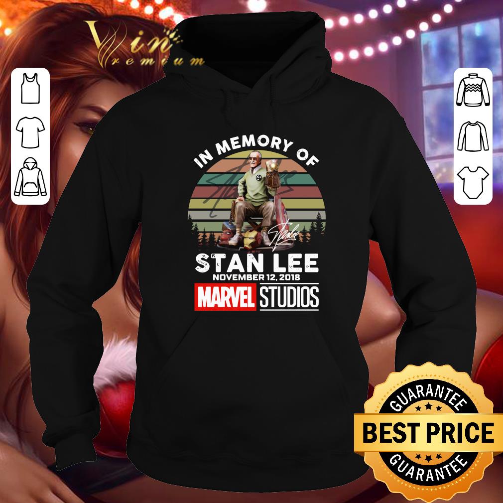 Best In memory of Stan Lee signature november 12 2018 Marvel Studios vintage sunset shirt 7 In memory of Stan Lee signature november 12 2018 Marvel Studios vintage sunset shirt
