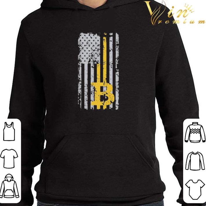 Bitcoin American flag shirt
