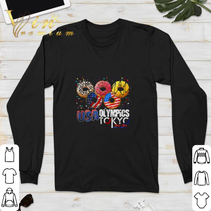 Donuts USA 2021 sports America Japan Tokyo shirt