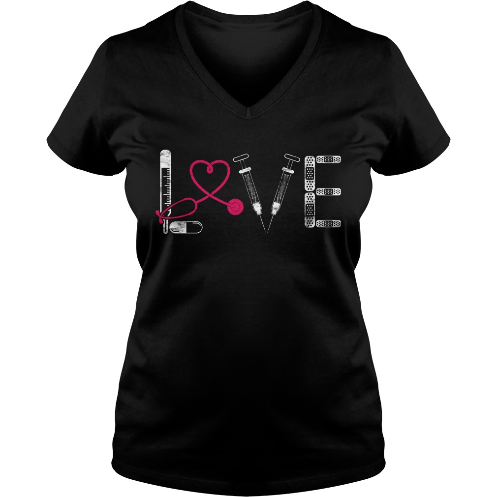 Nurse Rn Lpn Doctor Love Nursing Medical Clinicals Shirt 5 Nurse Rn Lpn Doctor Love Nursing Medical Clinicals V Neck