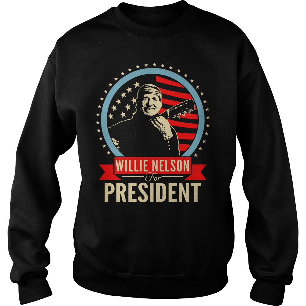 Willie Nelson For President Sweater