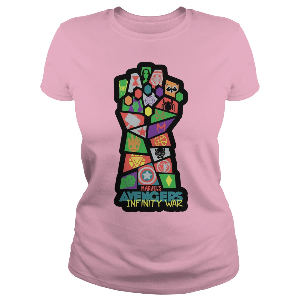 Avengers Infinity War Pop Art Shirt 7 Avengers Infinity War Pop Art Ladies