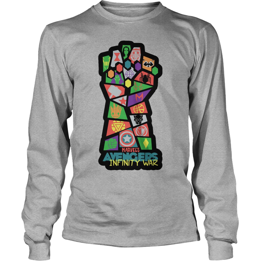 Avengers Infinity War Pop Art Shirt 4 Avengers Infinity War Pop Art Longsleeve