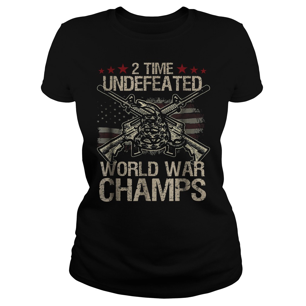 2 Time World War Champs T-Shirt – Premium Tee Shirt