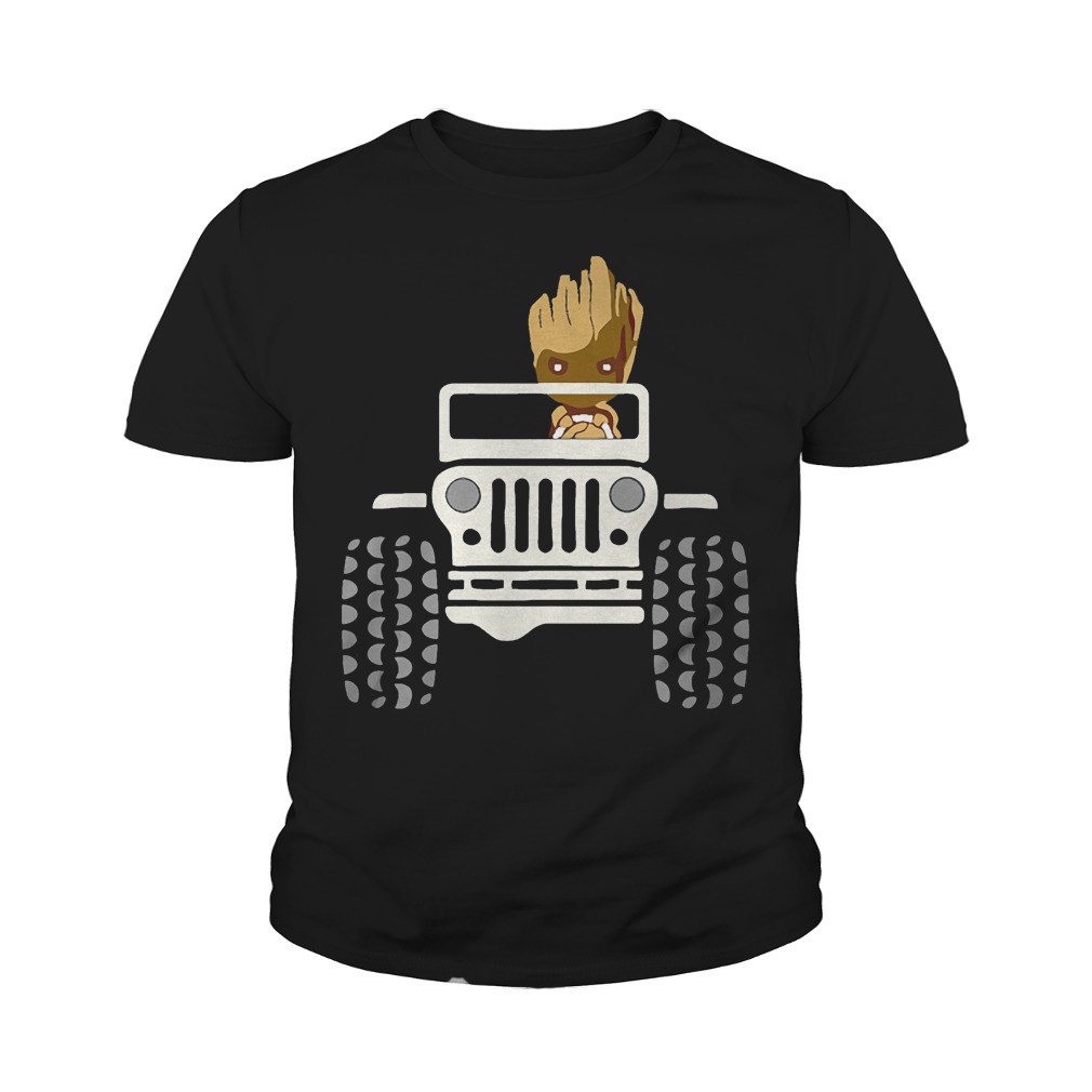 Baby Groot Drive A Jeep Car T-Shirt, hoodie, sweater, longsleeve t-shirt