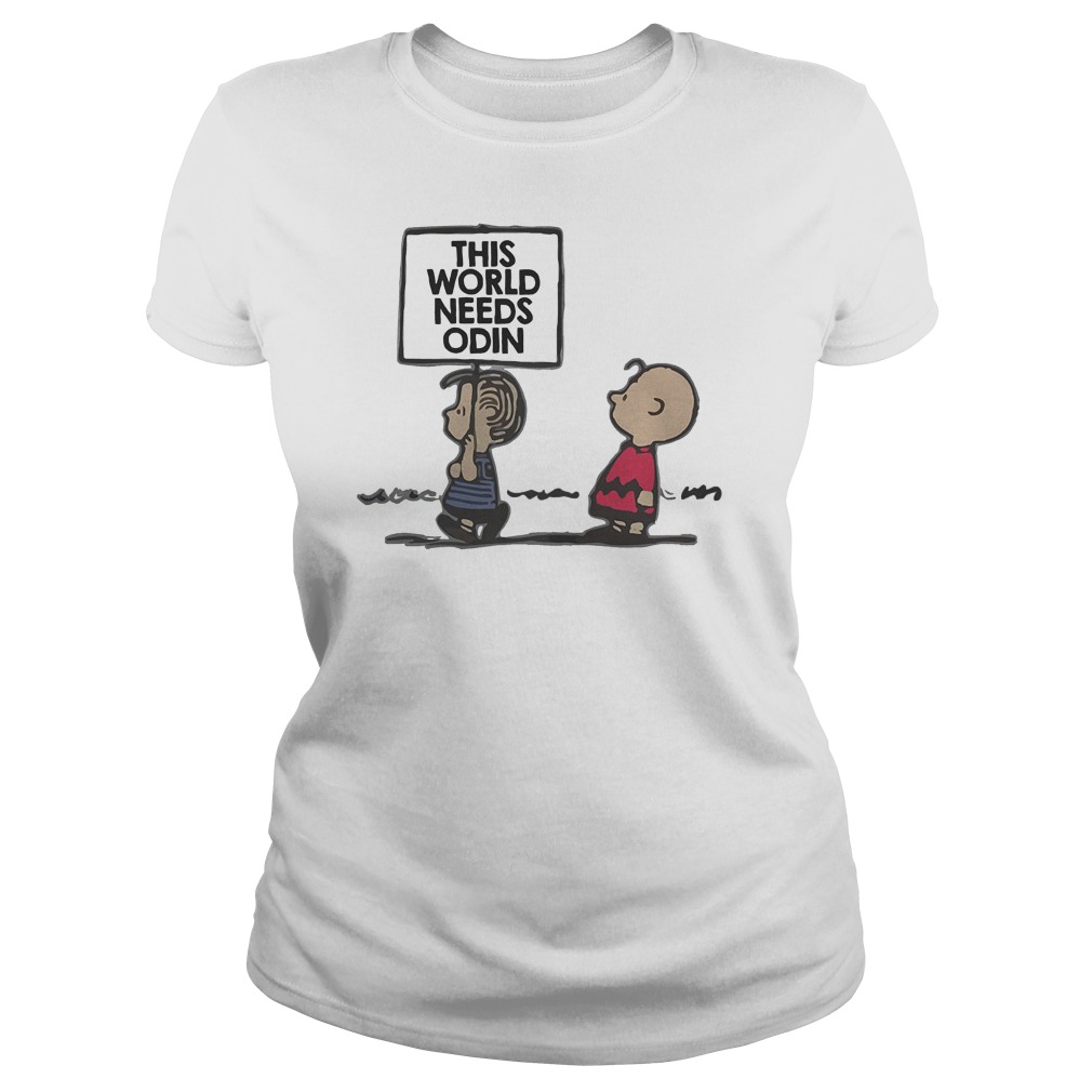 This World Needs Odin T-Shirt 7 This World Needs Odin T-Shirt Classic Ladies Tee