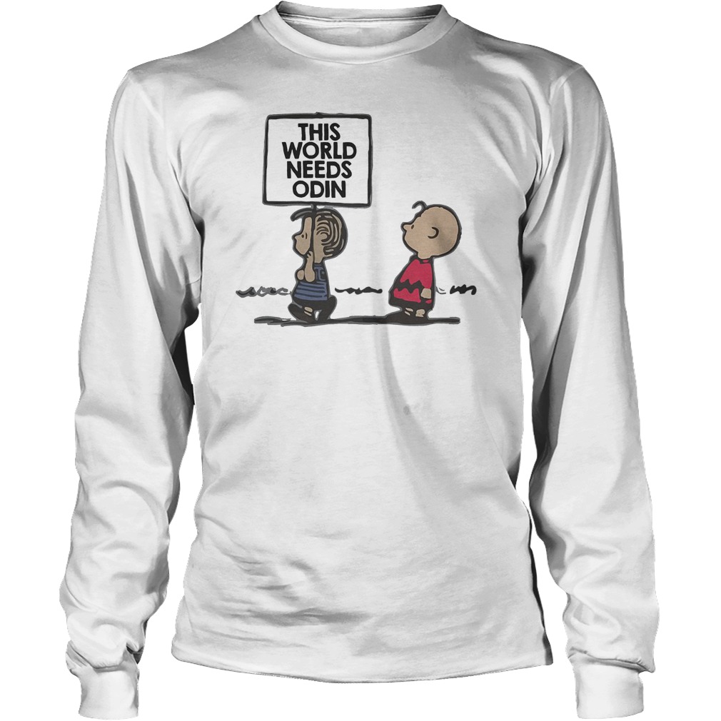 This World Needs Odin T-Shirt 3 This World Needs Odin T-Shirt Longsleeve Tee Unisex