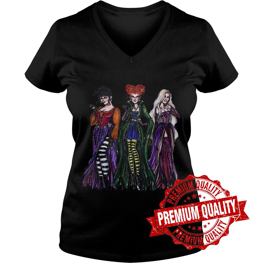Original Vogue Hocus Pocus shirt Ladies V-Neck