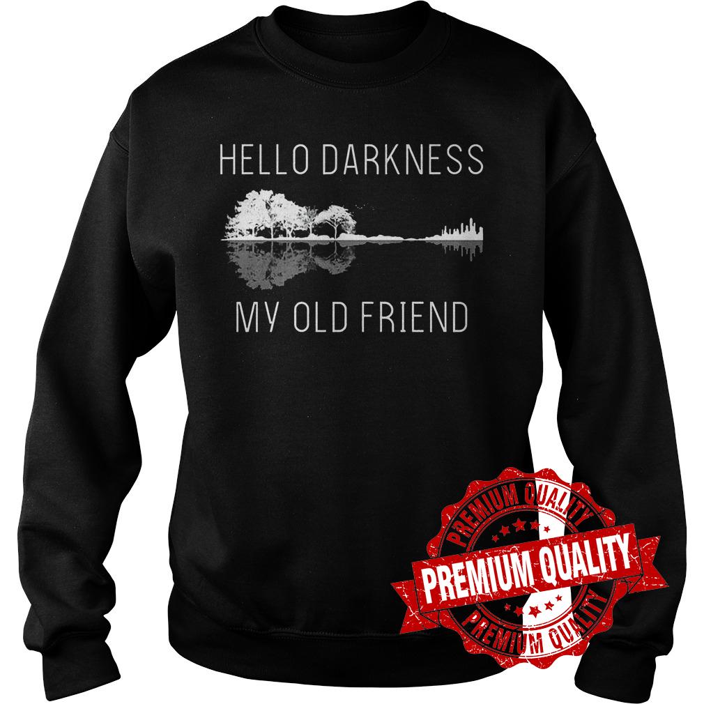 Premium Guitar hello darkness my old friend shirt 3 Premium Guitar hello darkness my old friend shirt Sweatshirt Unisex