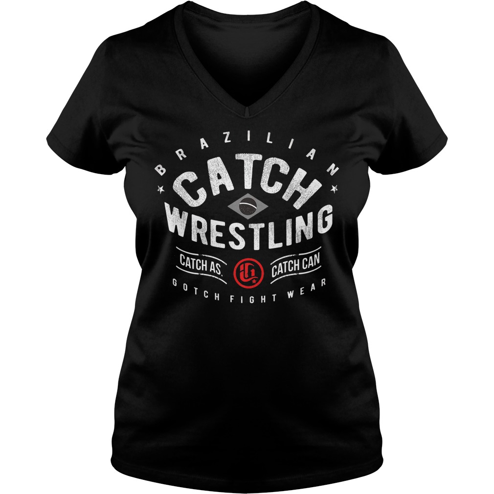 Brazilian catch Wrestling Gotch fight wear shirt Ladies V-Neck
