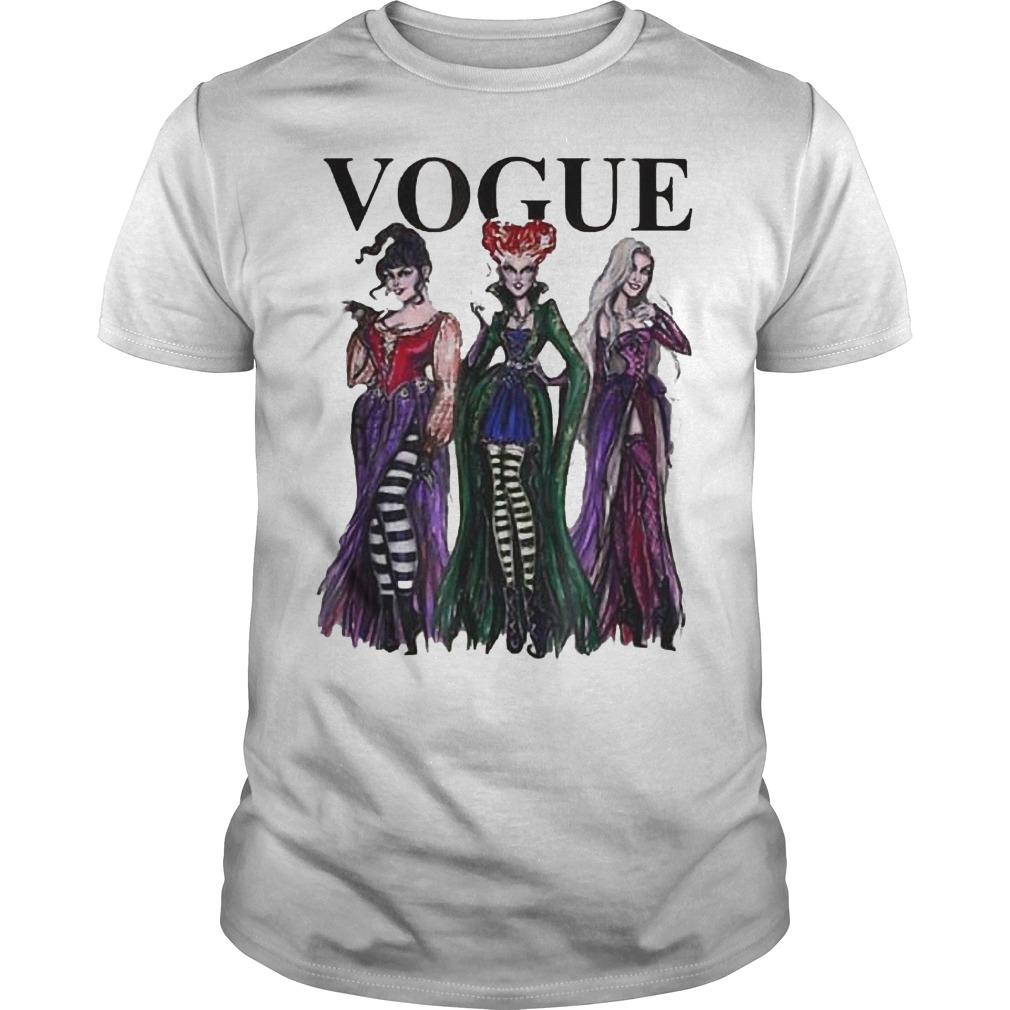 Hocus Pocus Vogue Witches Halloween Shirt