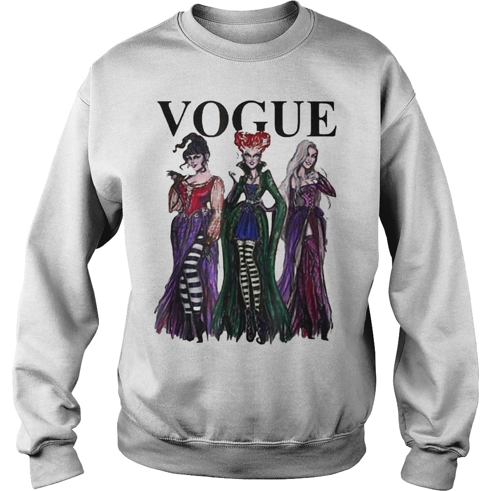 Hocus Pocus Vogue Witches Halloween Shirt Sweatshirt Unisex