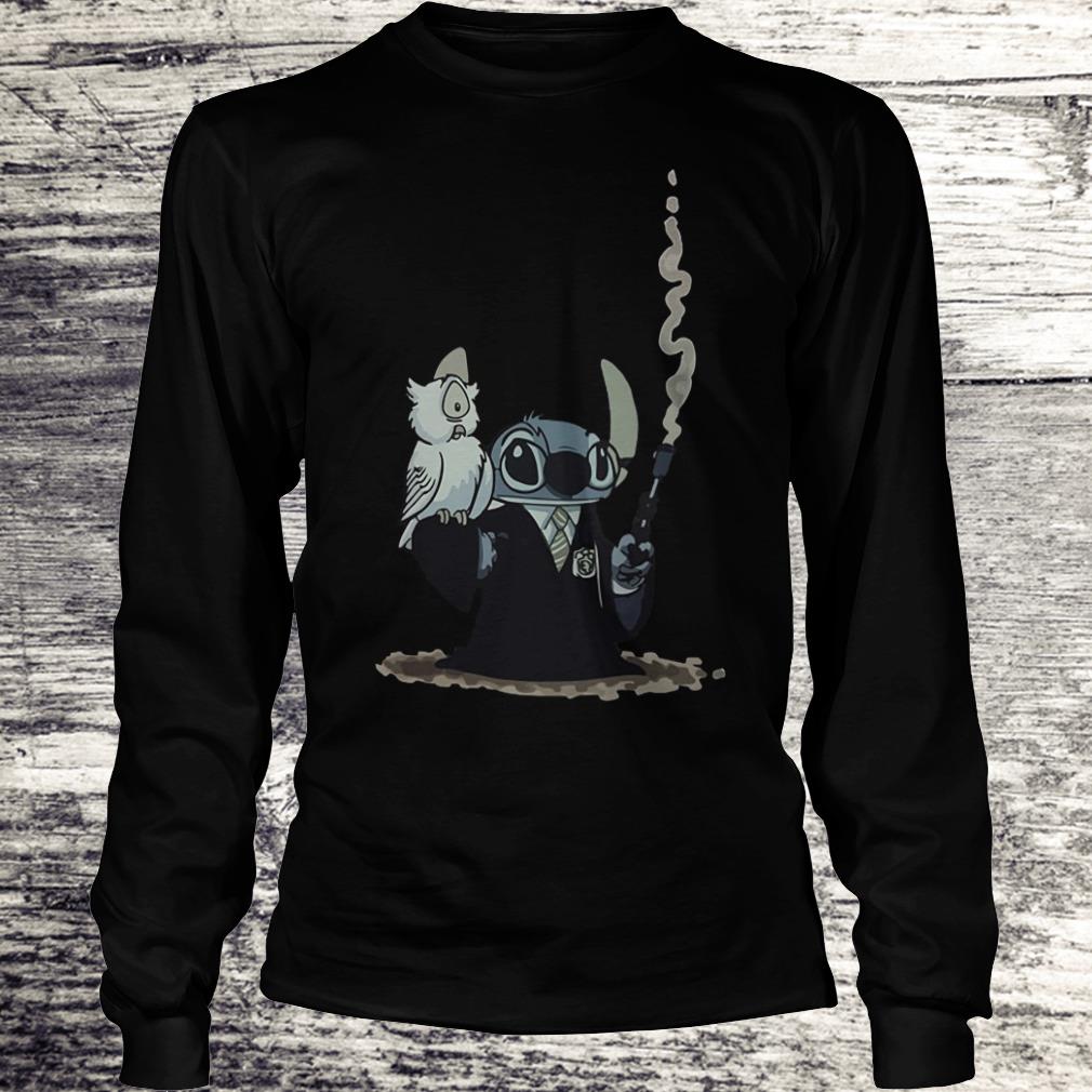 Harry Potter Hedwig And Stitch Mashup Shirt Longsleeve Tee Unisex