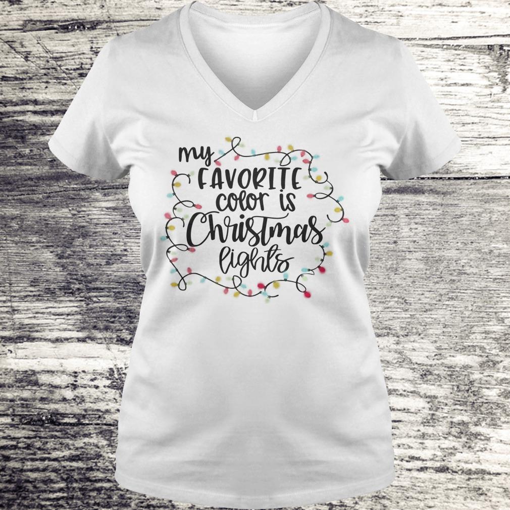 My favorite color is Christmas lights Shirt Premium Tee Shirt