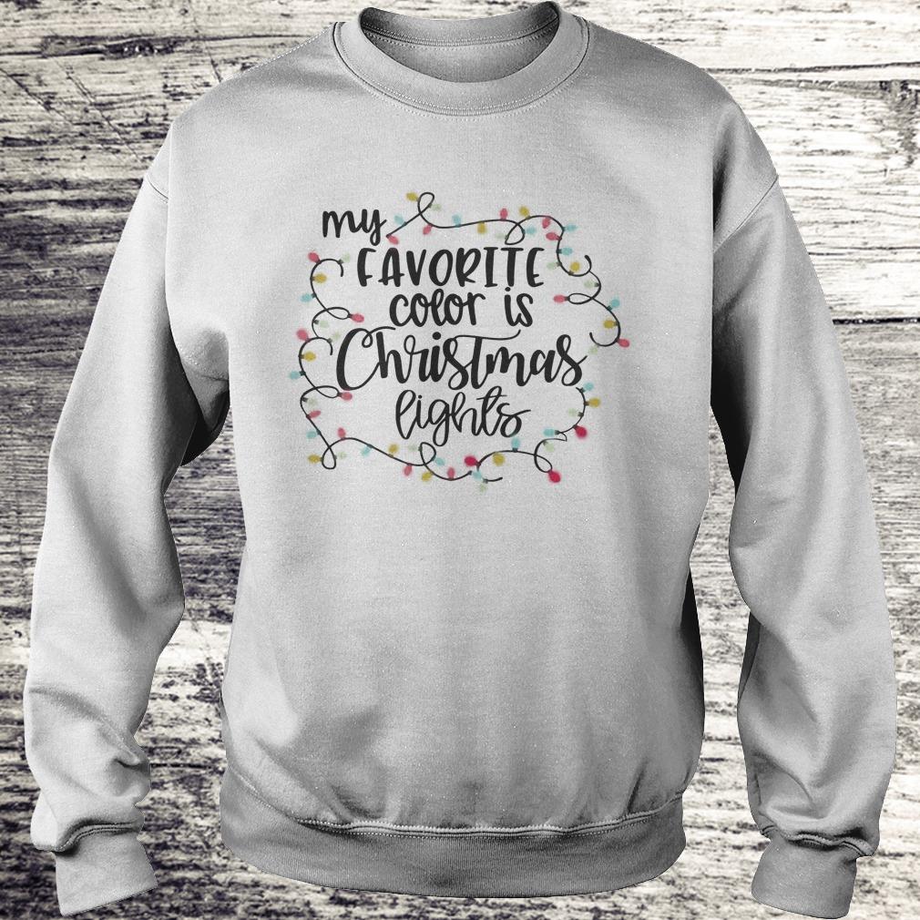 My favorite color is Christmas lights Shirt Premium Tee Shirt