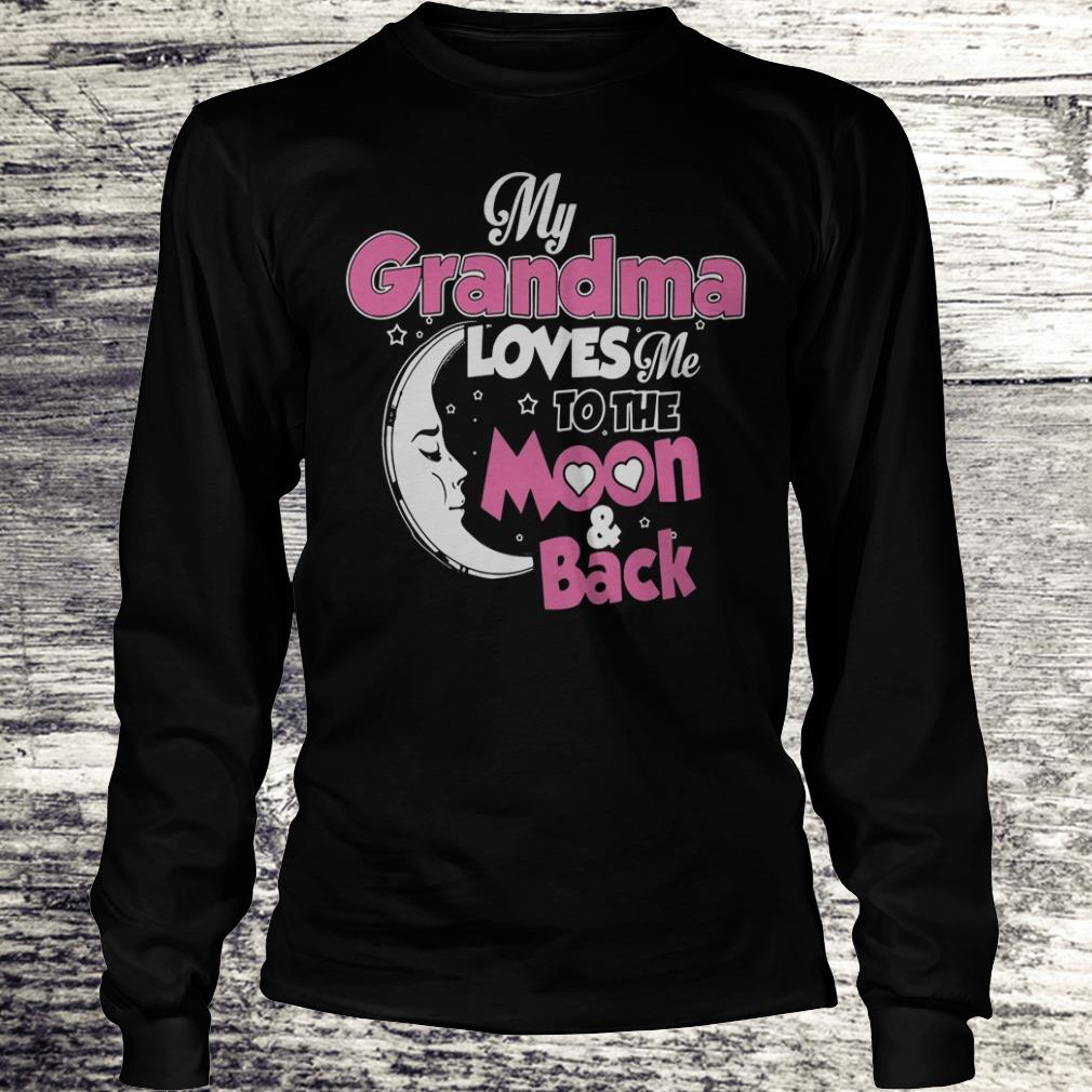 My grandma loves me to the moon and back Shirt  Premium Tee Shirt