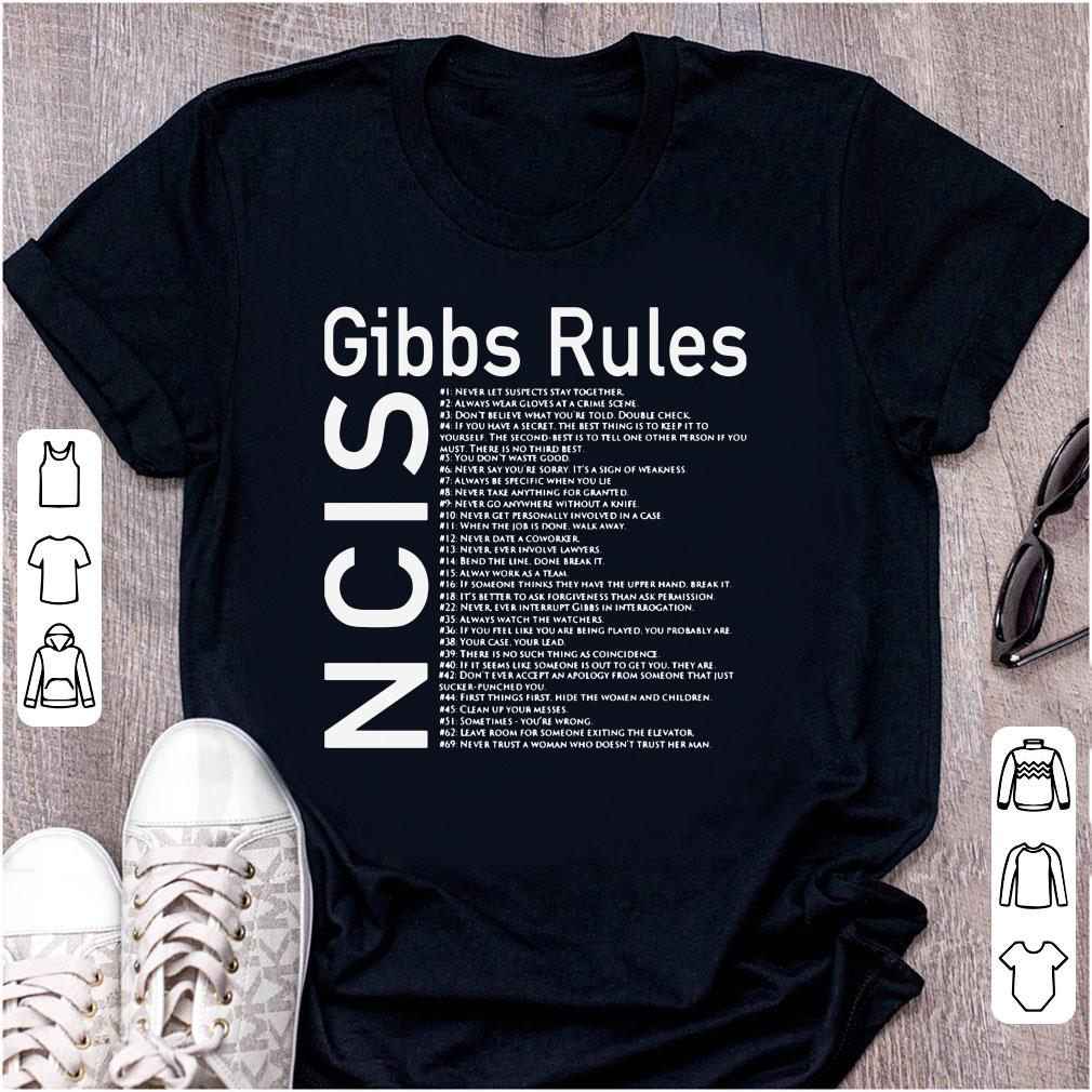 Top NCIS Gibbs Rules shirt