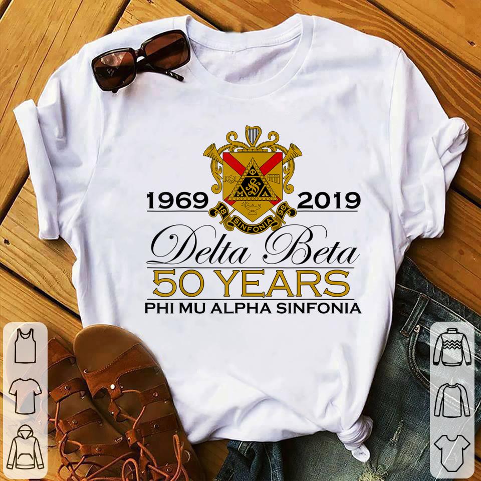 Awesome DB Anniversary 50 years Phi Mu Alpha Sinfonia shirt