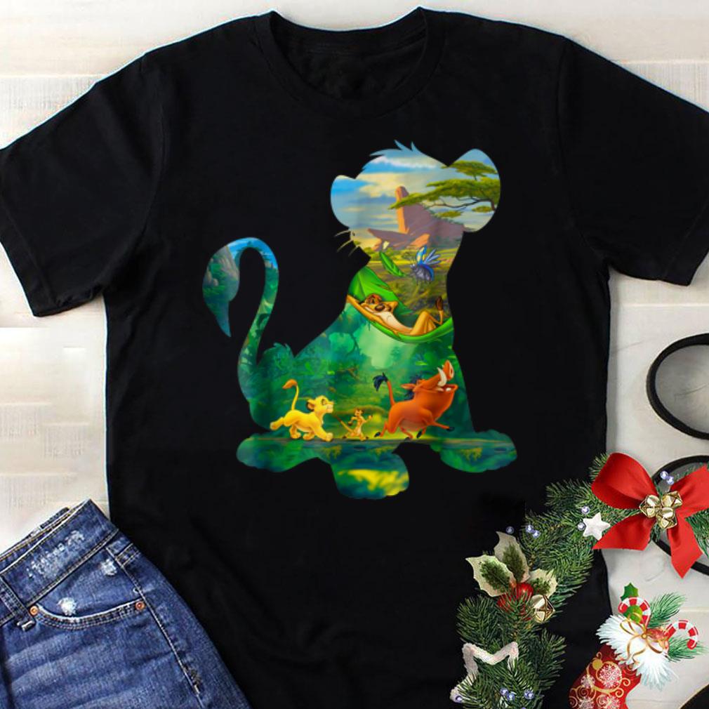 Awesome Disney Lion King Simba Silhouette shirt