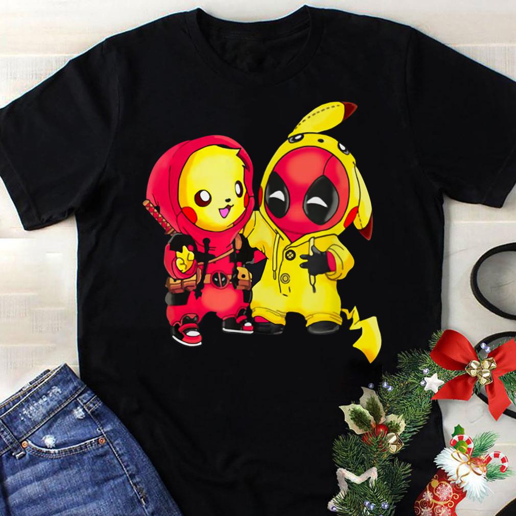 Awesome Pikapool mashup pikachu and deadpool shirt