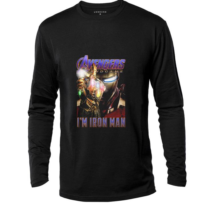 Official Avengers Endgame The Snap I’m Iron Man shirt