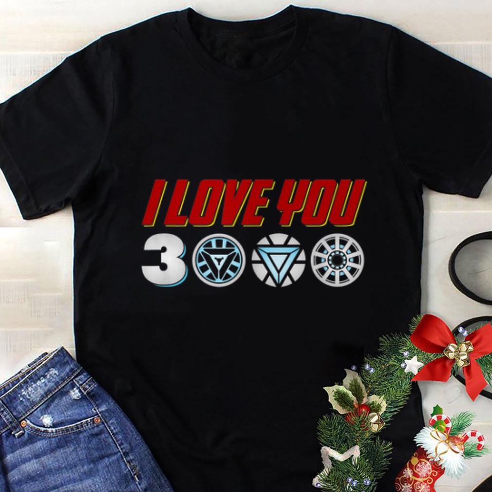 Original Daughter I Love You 3000 arc reactor Iron man shirt