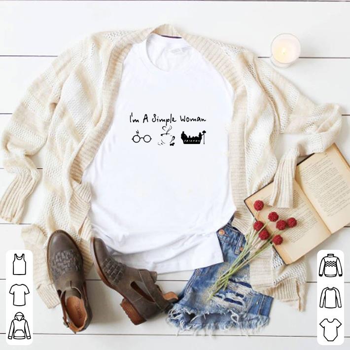 Premium I’m a simple woman I like Harry Potter, Disney and Friends shirt