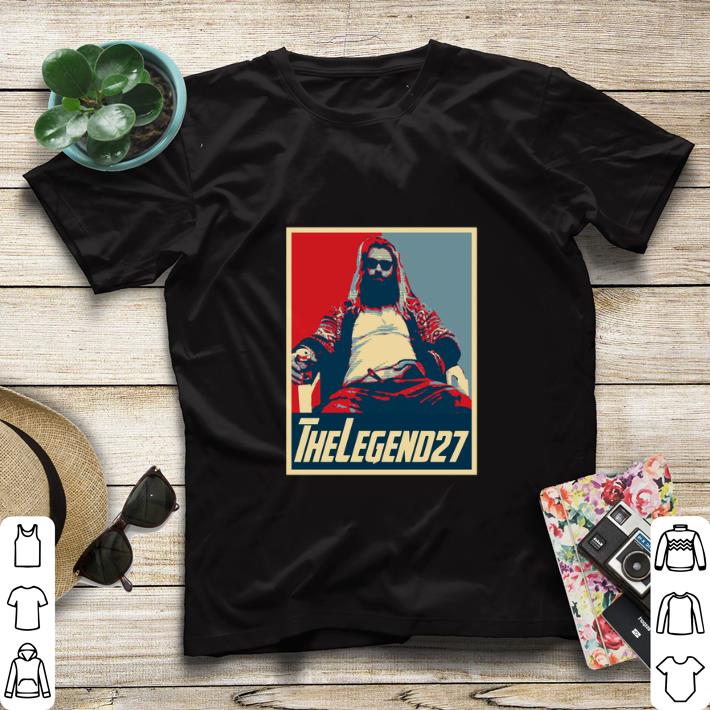 Premium Thor Fat The Legend 27 Avenger Endgame Vintage shirt