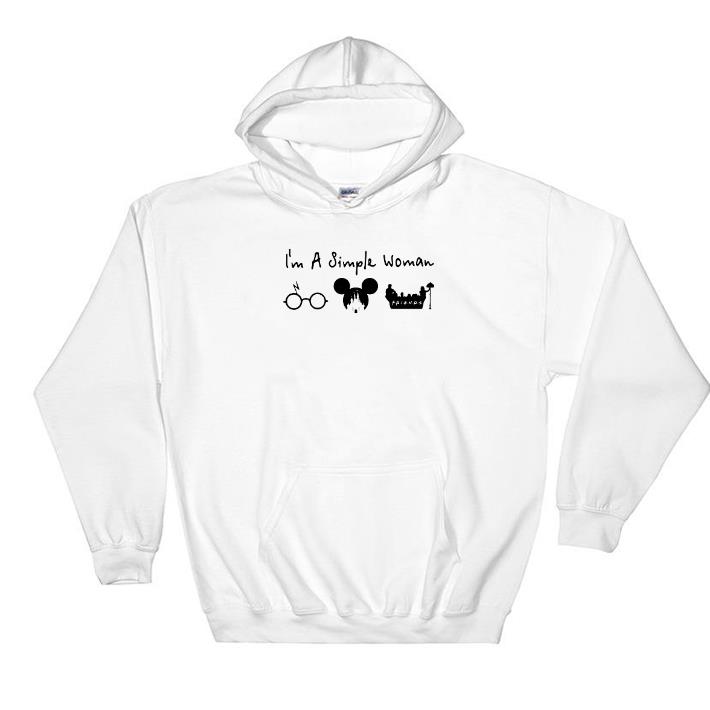 Top I’m a simple woman I like Harry Potter, Disney and Friends shirt