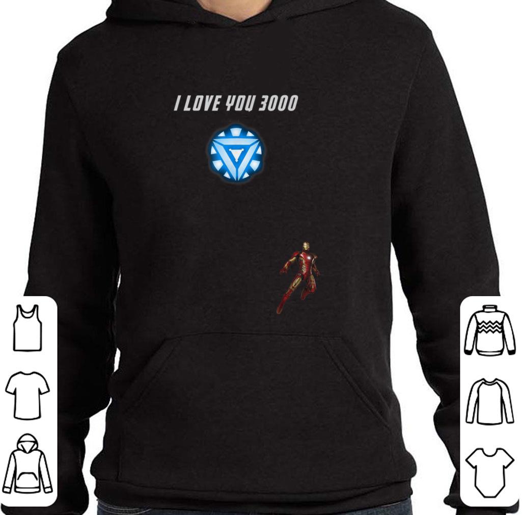 Top Iron man Arc reactor I Love You 3000 End game Marvel shirt