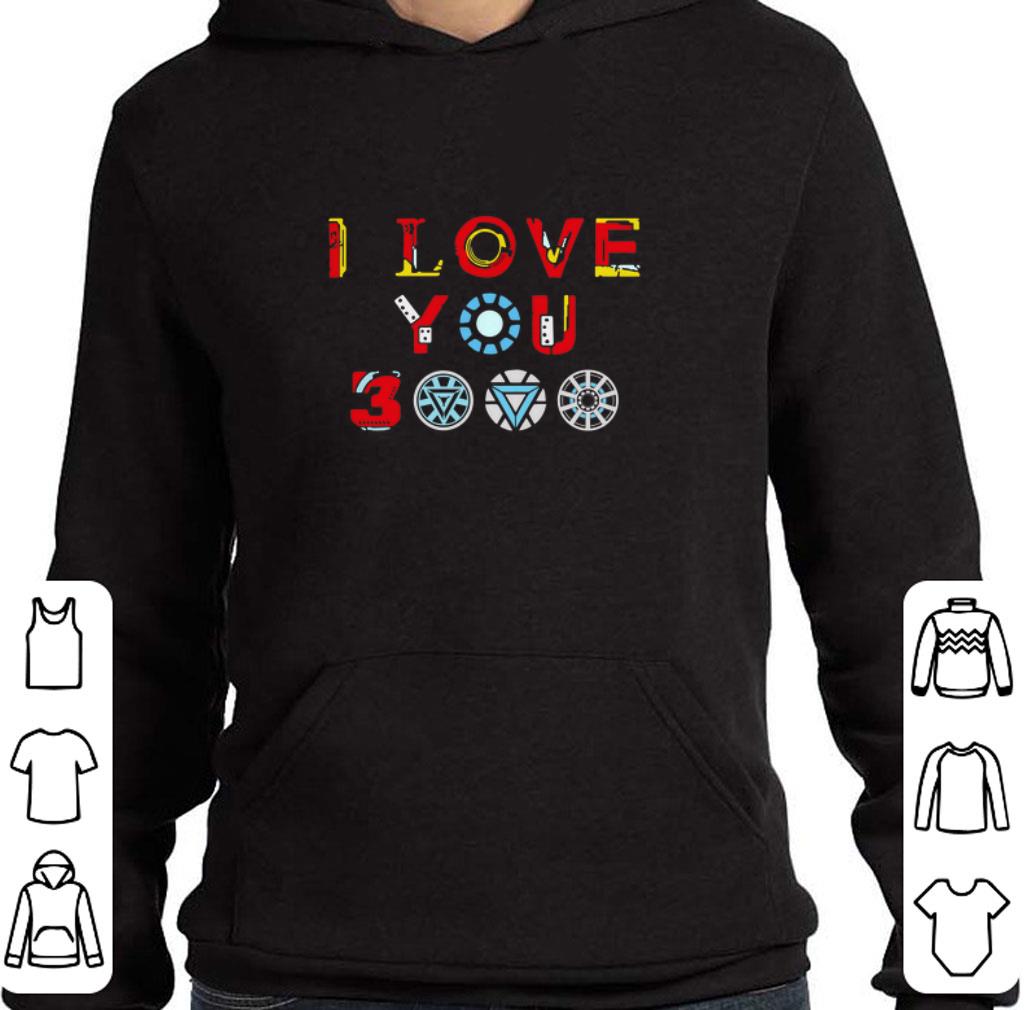 Top Tony Stark Iron man I love you 3000 daughter shirt
