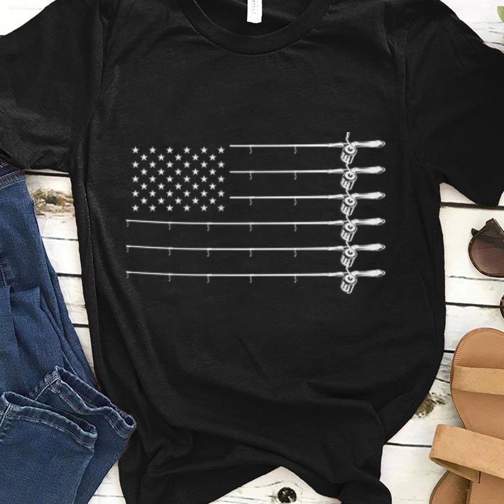 American Flag Fishing Rod shirt