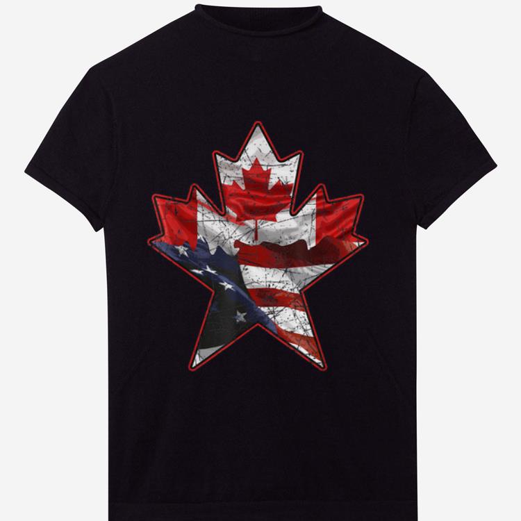Awesome Canadian American Flag Useh Maple Leaf Gift shirt