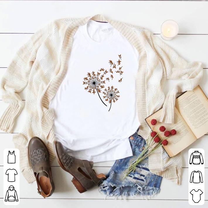 Awesome Corgi dandelion flower shirt