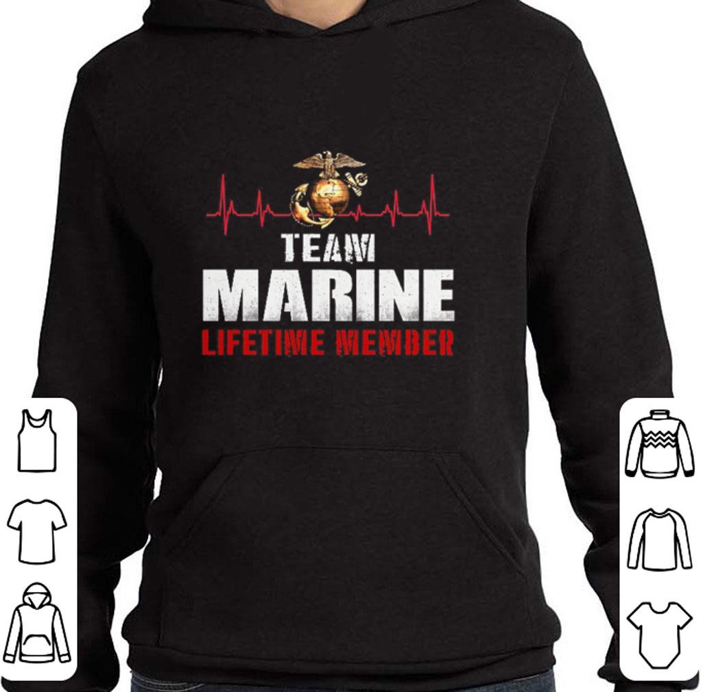 Awesome United States Team Marine Corps lifetime member shirt