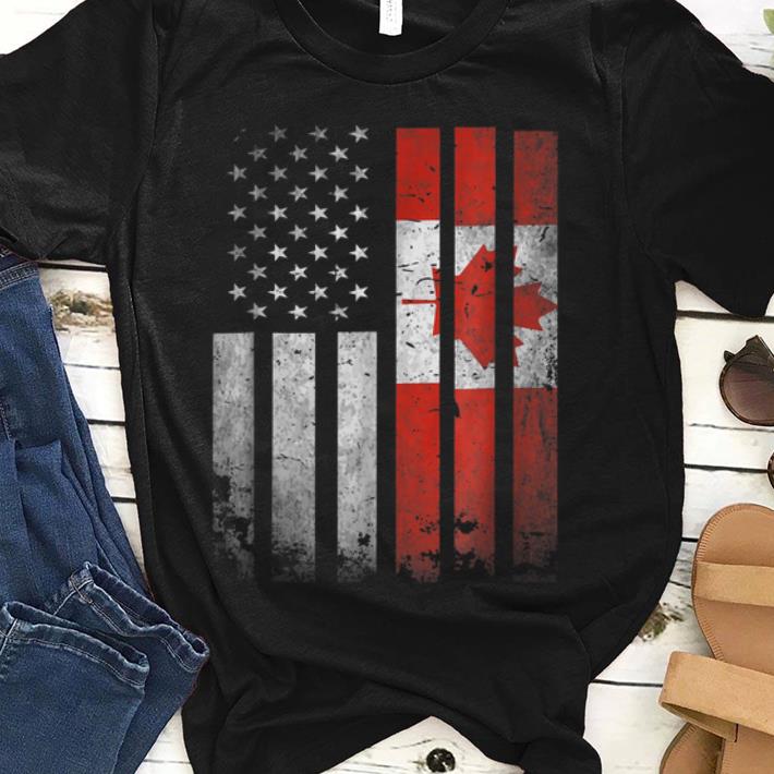 Canada Flag Canadian America Flag Vintage shirt