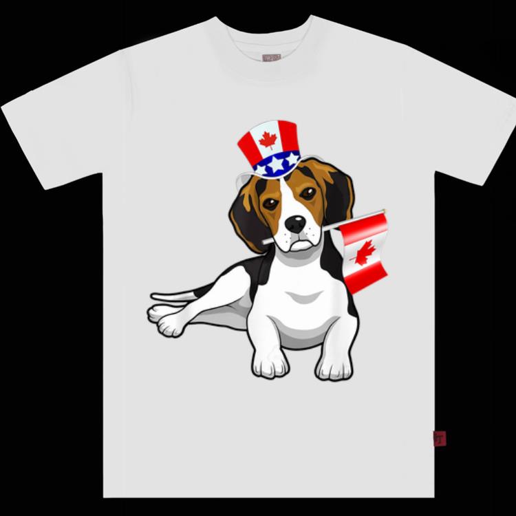 Canada - Maple Leaf Beagle Canadian Flag shirt