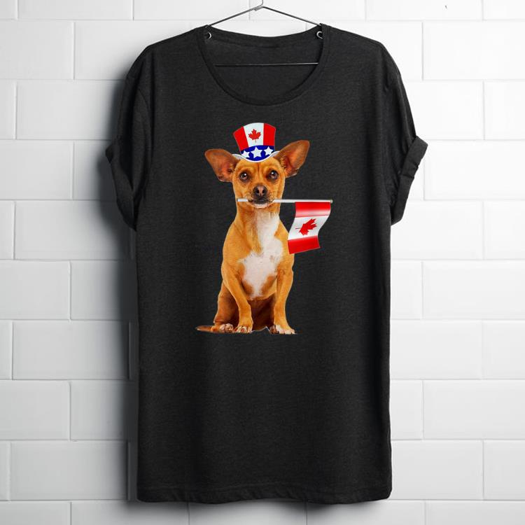 Canada - Maple Leaf Chihuahua Canadian Flags shirt