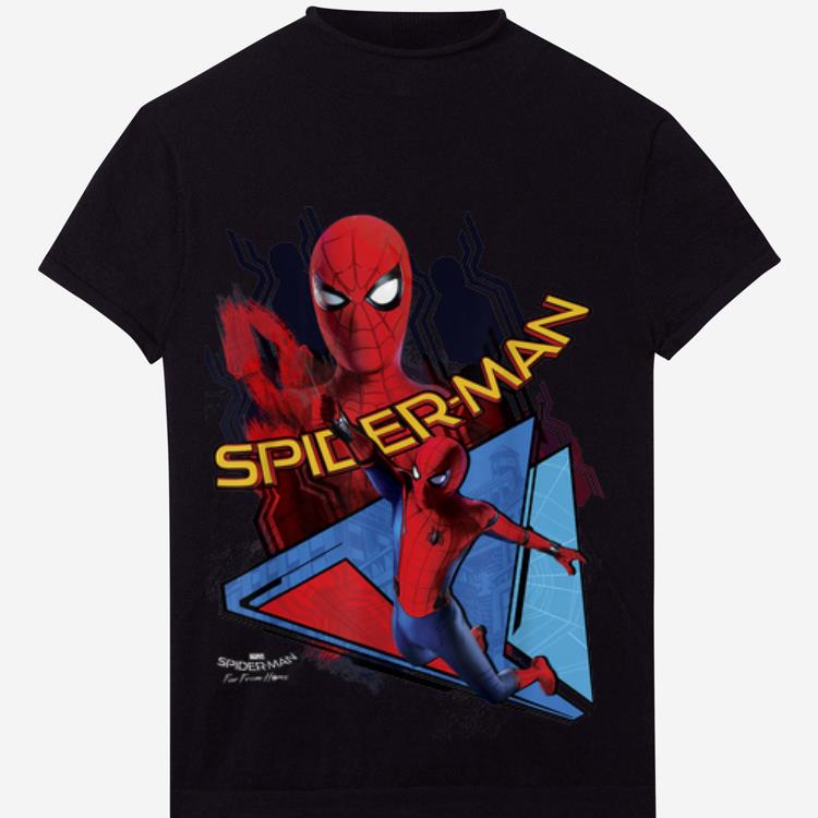 Official Marvel Spider-man Far From Home Swing Away Graphic Shirt