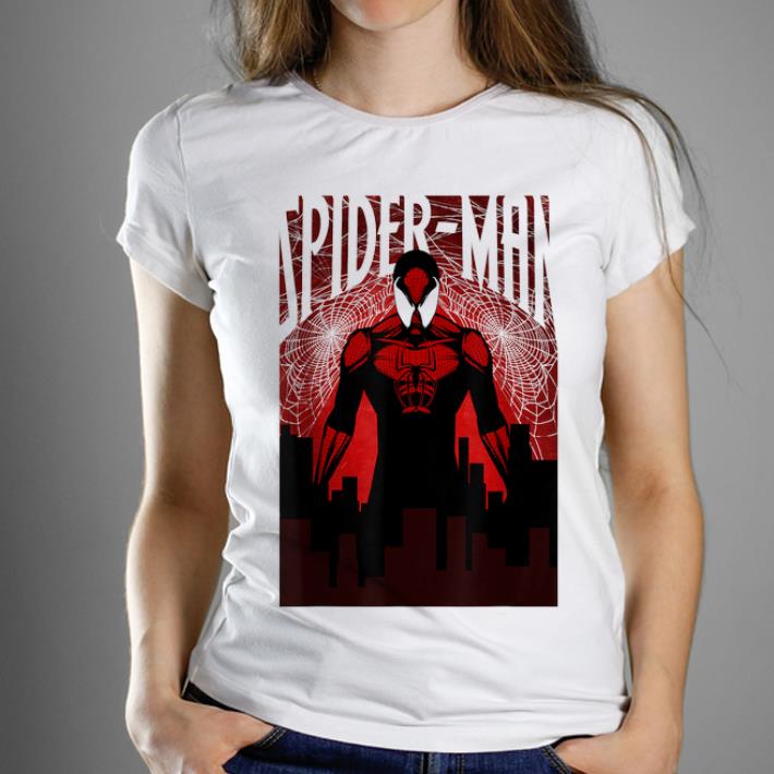 Official Marvel Spider-man Neighborhood Watch Cityscape Shirt