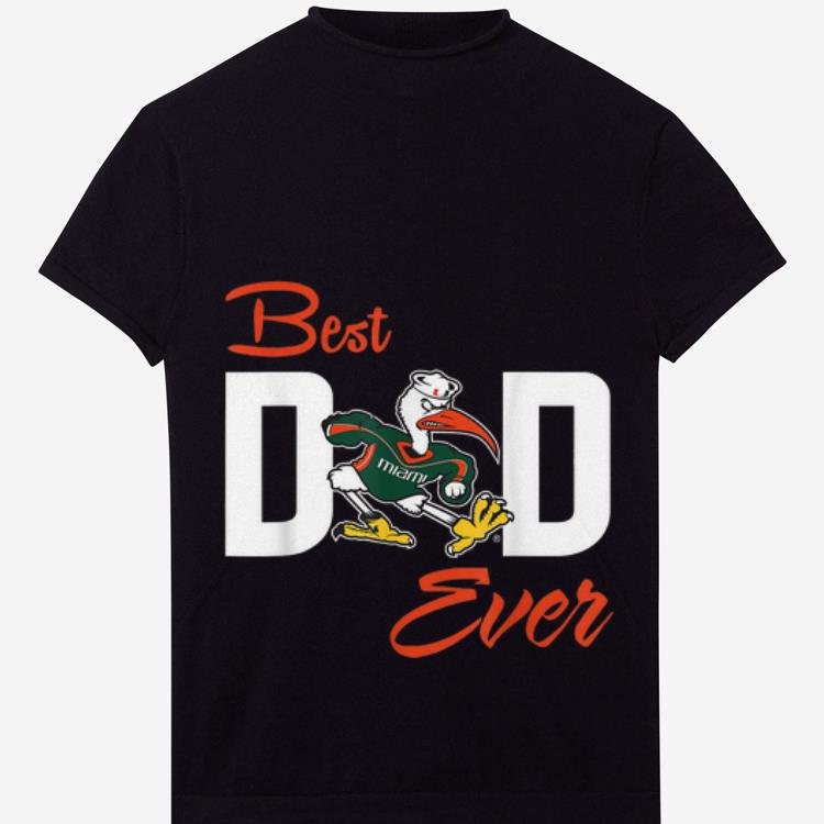 Official Miami Hurricanes Best Dad Ever Shirt