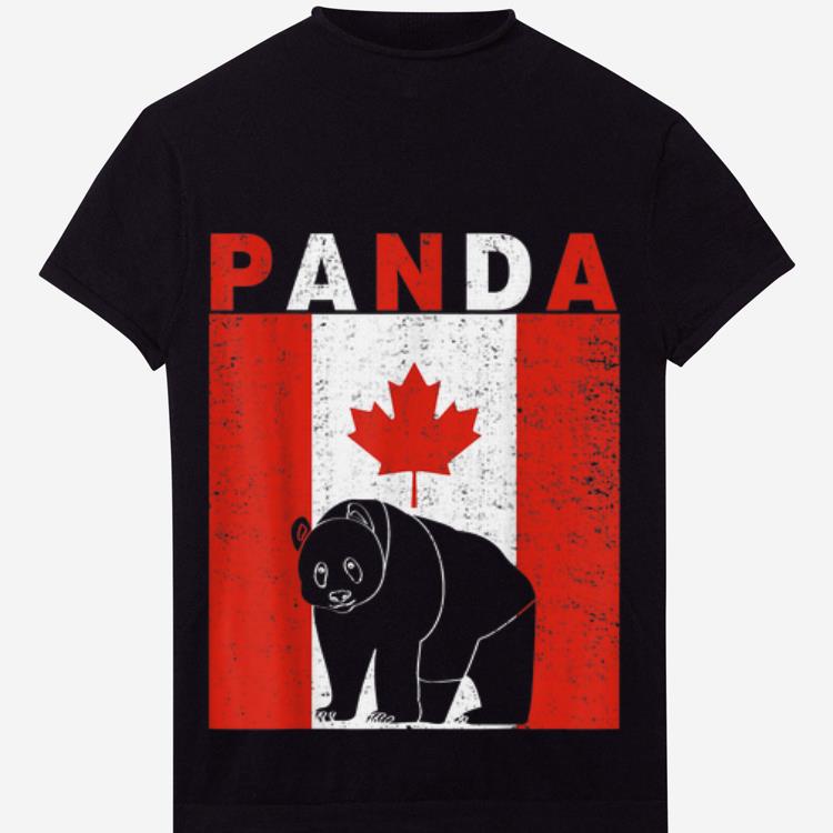 Official Panda Panda Canadian Flag 1st July Shirt