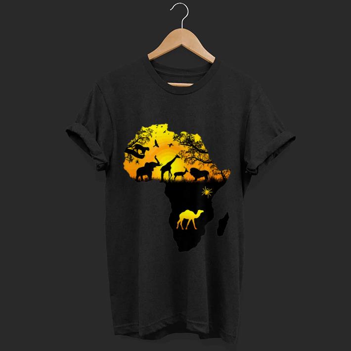 Original African Animal Jungle Safari Silhouette King Of Jungle Lions Shirt