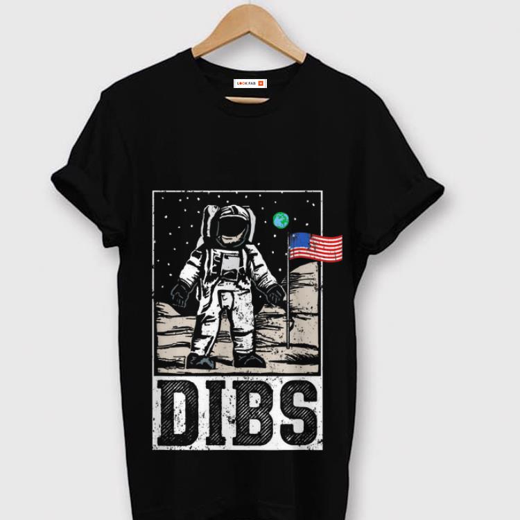  Original Dibs Atronaut Moon Landing Usa Flag shirt
