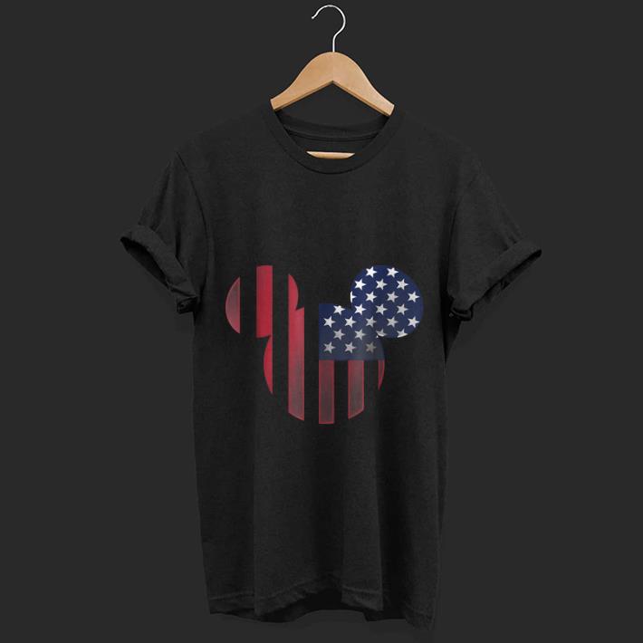 Original Disney Mickey Mouse Americana Ears Shape Shirt