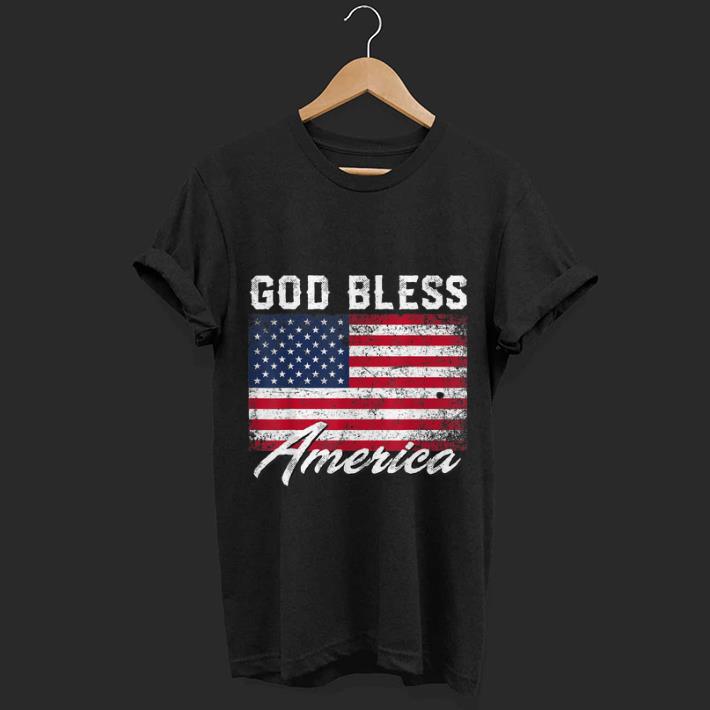 Original God Bless America Usa Flag 4th Of July Patriotic Shirt
