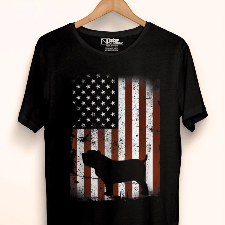 Original Neapolitan Mastiff American Flag Dog 4th Of July Dogs Shirt