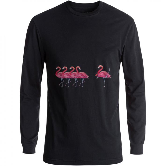 Premium Flamingos and wine flamingo shirt