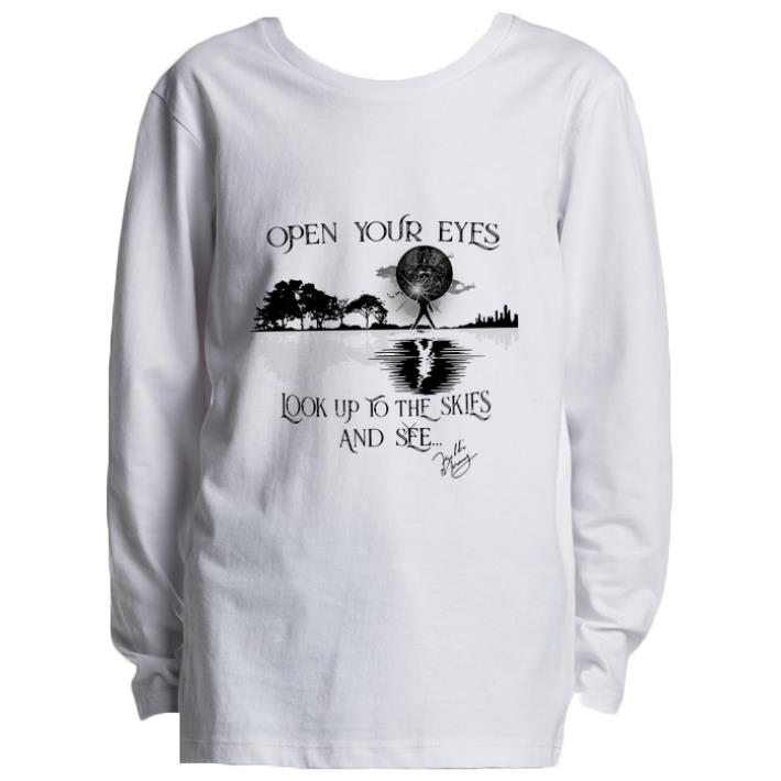 Premium Freddie Mercury Open your eyes look up to the skies and see shirt